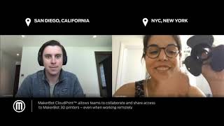 Celebrity MakerBot Chats [ep 16] ALL NEW MakerBot CloudPrint™! Profile
