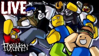 PLAYING ROBLOX FORSAKEN & DOORS WITH VIEWERS!