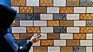 Make a luxurious Antica brick decor, an art painting on the walls of your home