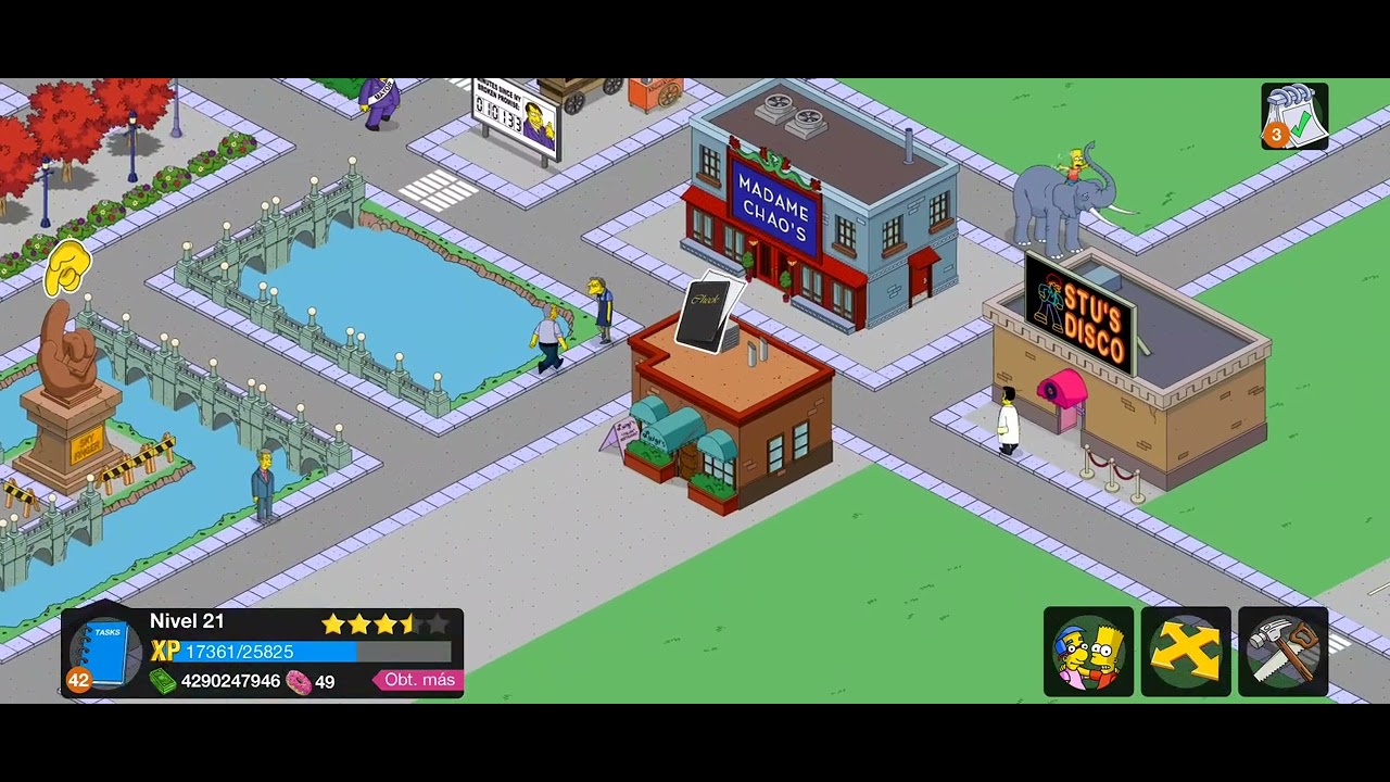 los Simpsons springfield APK+mod dinero+rosquillas infinitas Marzo 2024