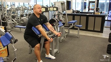 Preacher Bicep Curl Machine Tutorial (DT)