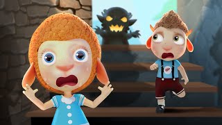 Behind the Monster! Children in the Dark &amp; Kids Run Away | Don&#39;t Be Afraid | Funny Cartoon for Kids