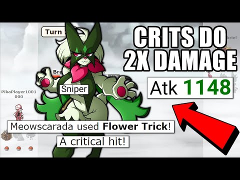 SNIPER FLOWER TRICK MEOWSCARADA IS BROKEN! POKEMON SCARLET AND VIOLET 