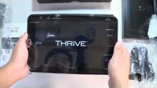 Toshibe Thrive Unboxing and Initial Impressions