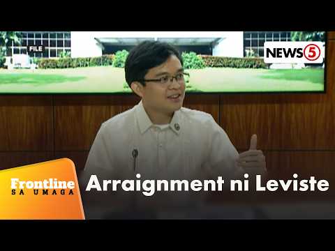 Arraignment ni Rep. Leviste, itinakda sa Oct. 26 | Frontline Sa Umaga