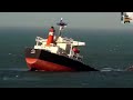 Worlds biggest ship crash giant ship crash compilation  caught on camera