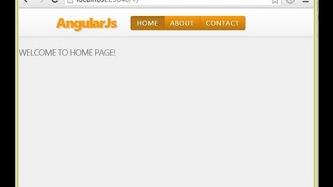 Angularjs Routing Recipe with Classic ASP.NET MVC Application