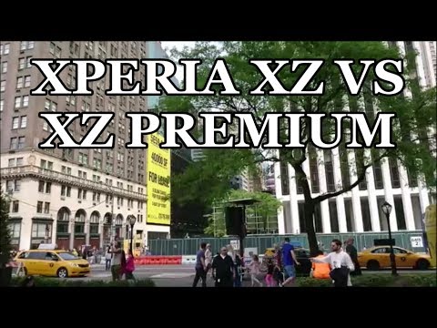 Sony Xperia XZ Premium vs Xperia XZ Camera Test & WATERPROOF DUNK