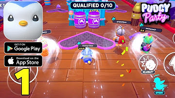 Pudgy Party - Ultimate Penguin Party Gameplay Walkthrough Part 1 (iOS, Android)