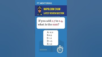 Napolcom Exam Q and A - 35 - Quantitative Reasoning #shorts