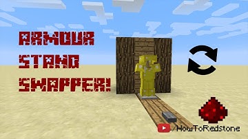 HowToRedstone / Minecraft 1.10 Armour Stand Swapper! (Only 3 armour stands) Tutorial