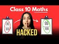 How I scored 93% in maths 🎯| how to study maths class 10 strategy