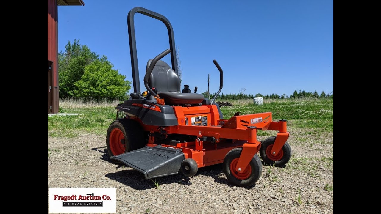 Kubota Z122 Kommander Zero Turn Lawn Mower Kawasaki Fr65iv 215hp