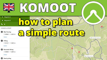 🖥 Komoot 🇬🇧 how to plan a simple route Lesson 4