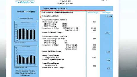 Understanding Your Blue OUC Bill