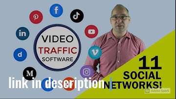 I will give you social media video traffic software
