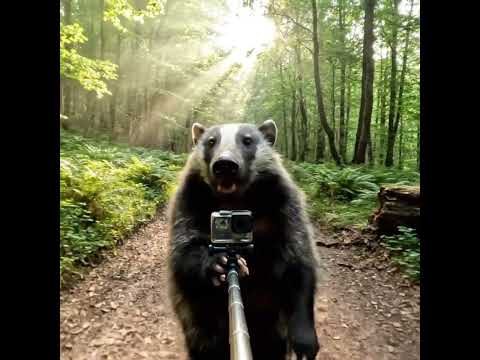 عسيلة مسخوط مسخر السبع هههه ضحك الغابة عسيلة غرير العسل  اكسبلور الذكاء الاصطناعى 