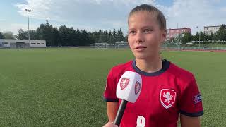 Česko 19 ženy | Kapitánka Jančářová a trenér Navrátil po prohře se Slovenskem
