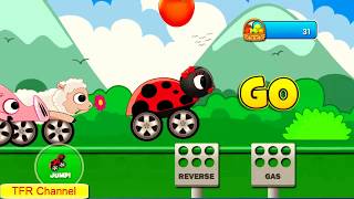 Animal Cars Kids Racing Game : Ladybug Car - Part 1/Game For Kids-Nursery Rhymes Songs For Children screenshot 2