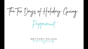 Ten Days of Holiday Giveaways: Peppermint