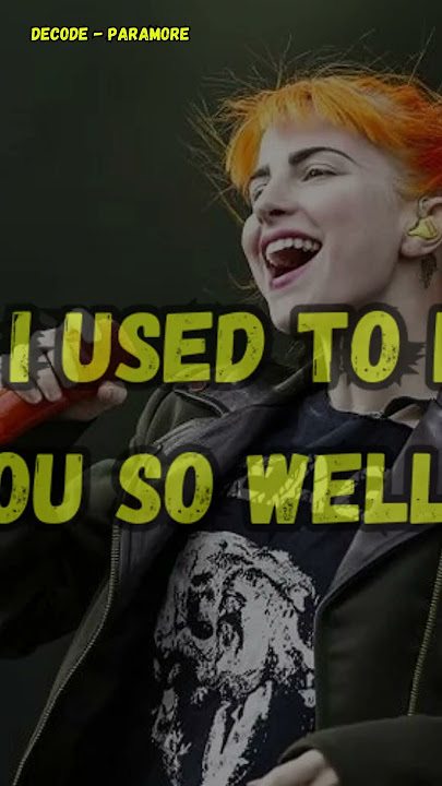 DECODE - PARAMORE #shorts #trendingshorts #music