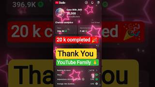 Finally today completed 20k subscribers 💓 | #subscribers #youtubesubscribers #subscribe #shorts