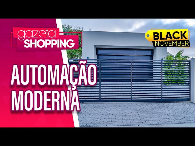 Portões com automação moderna  | São Gabriel Portas e Janelas | Gazeta Shopping | #BlackNovember2024