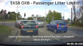 Polo Litterer - How long does it take this McDonalds customer to drop litter