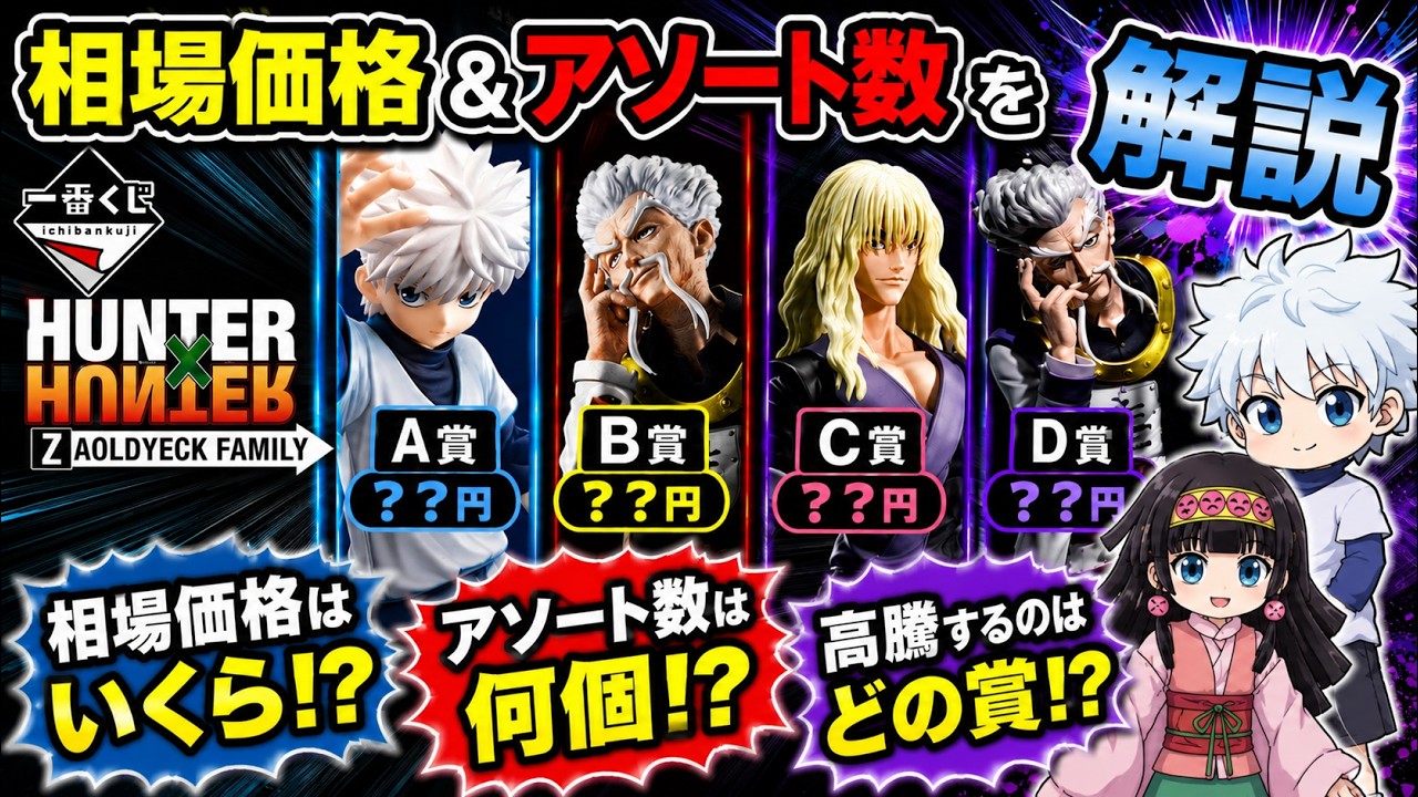 Zoldyck Family Ichiban Kuji HUNTER×HUNTER] Which ones will