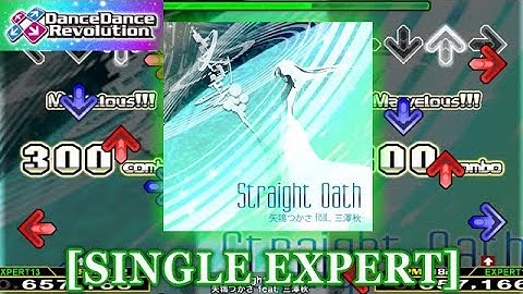 【DDR 2013】 Straight Oath [SINGLE EXPERT] 譜面確認＋クラップ