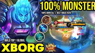 XBORG BEST BUILD 2026 | BUILD TOP 1 GLOBAL XBORG GAMEPLAY | MOBILE LEGENDS✓