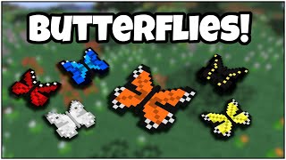 Butterfly Addon | Free Bedrock Minecraft Add-on / Mod! Butterflies! (How To Use 1.20)