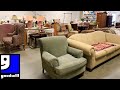 GOODWILL FURNITURE SOFAS COUCHES ARMCHAIRS DESKS TABLES SHOP WITH ME SHOPPING STORE WALK THROUGH