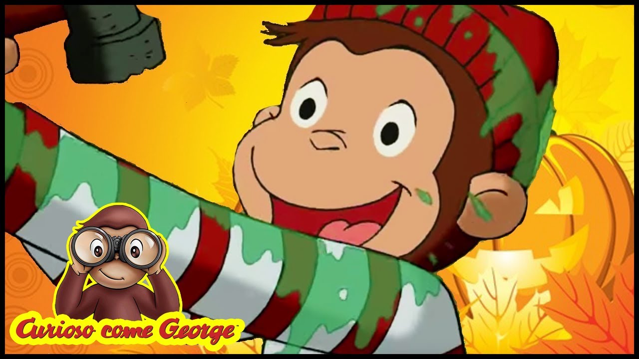 Costumi della mascotte della scimmia di George interessante