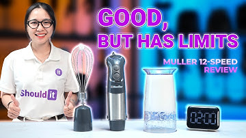 Mueller Multistick 5-in-1 12 Speed Immersion Blender Review -  Shouldit Blender Series