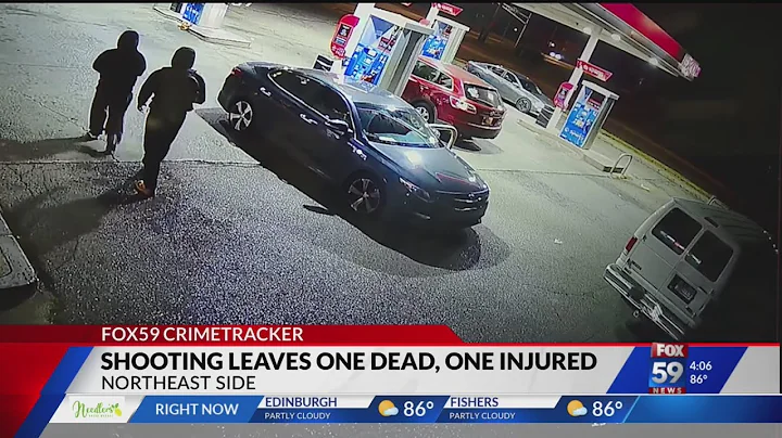 Surveillance video shows suspects involved in deadly shooting outside an Indy gas station