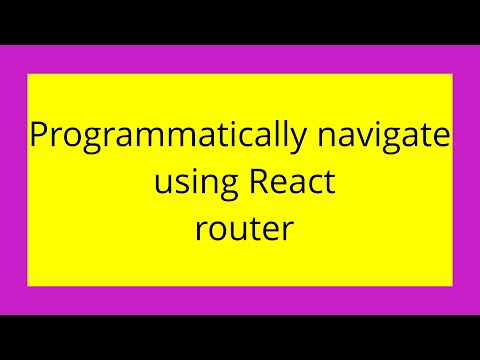 Programmatically navigate using