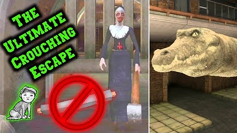 Escaping Through The Sewer  Extreme Mode Without Using Small Cable And The Ultimate Crouching Escape