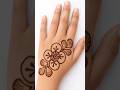 New Back Hand Mehndi Pattern 🌸 #mehndi #henna #letestmehndi #mehndidesign