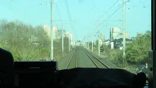 常磐線 E531系 普通 勝田 行 前面展望 友部駅→水戸駅 2024.03.16