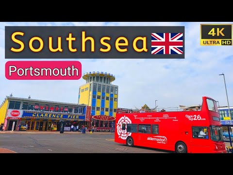 Southsea🇬🇧 | Portsmouth | Hampshire | 4K | UK