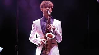 13 year old Sean Cameron&#39;s Sax Hit Medley