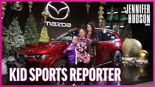 Jennifer Hudson Surprises Kid Sports Reporter Jeremiah Fennell Mom With A New Car From Mazda