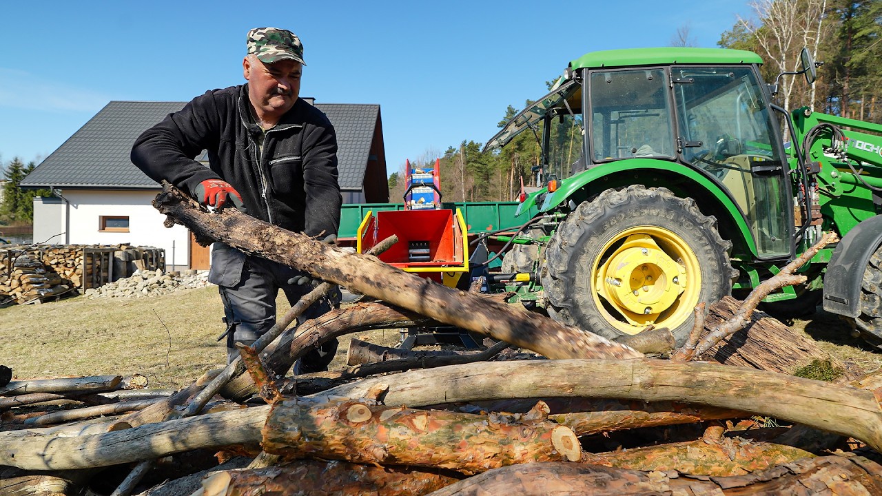 POLSKI RĘBAK REMET R-120 w AKCJI – WIOSENNE CIĘCIE GAŁĘZI