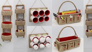 Best Out Of Waste Material for Space Saving Ideas | Jute Craft Ideas