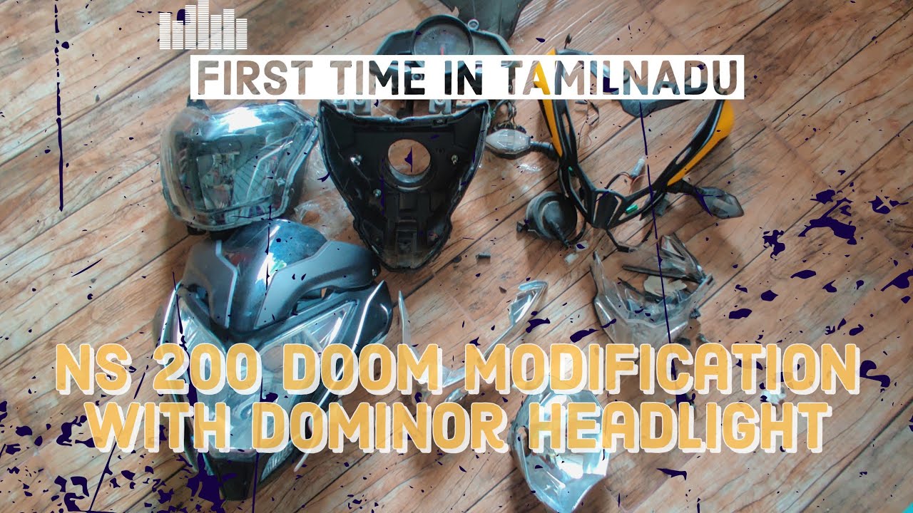 First time in Tamilnadu | Installing Dominor Headlight on Ns 200 Doom| Dominor Wiring 