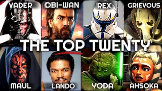 the Top 20 Best Star Wars Characters (ACCORDING TO FANS)