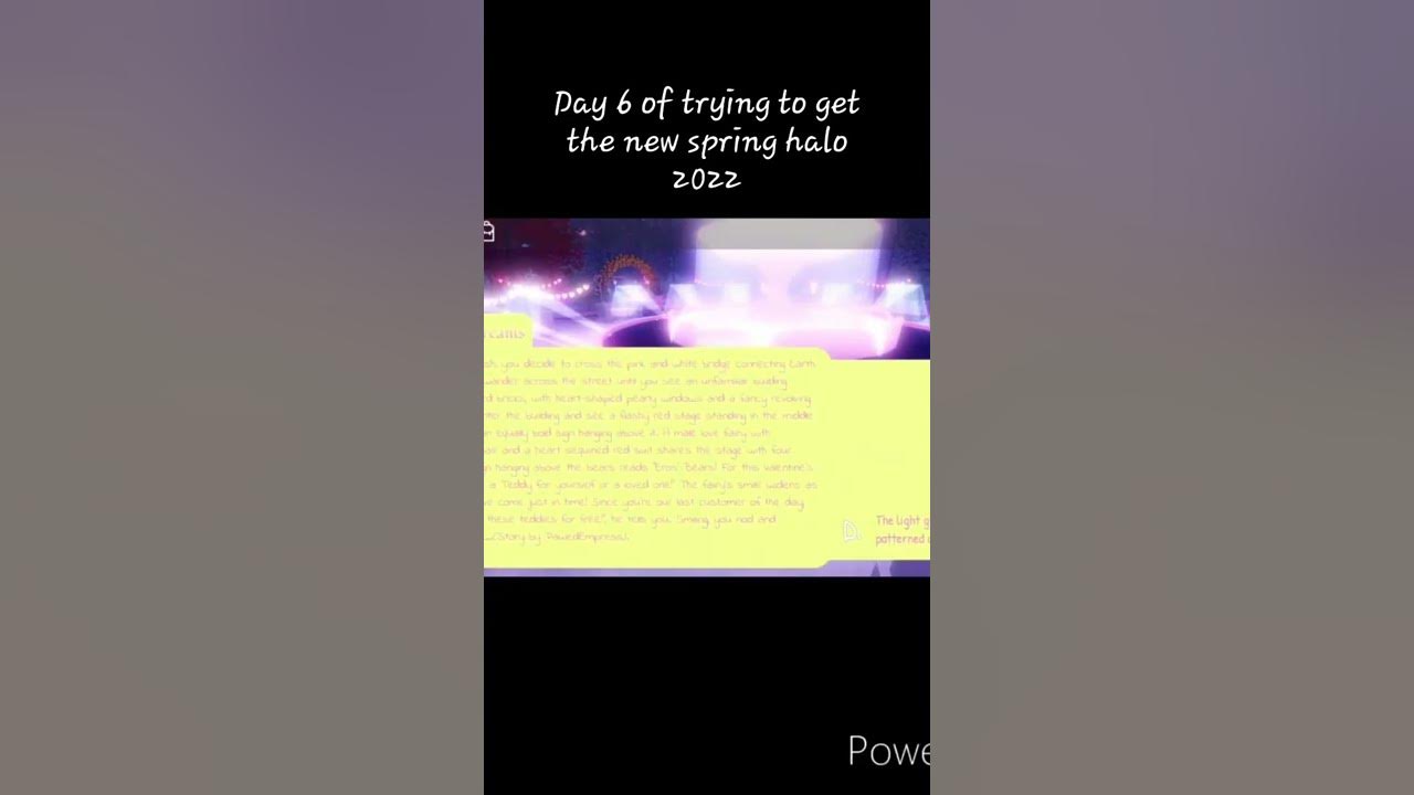 How To Get The Spring Halo 2022 Day 6 of trying to get the Spring halo 2022 - YouTube
