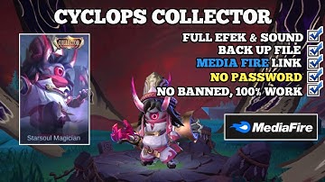 NEW SCRIPT ML CYCLOPS COLLECTOR YOKAI WARLOCK - TERBARU 2023 - FULL EFEK & SOUND - NO PASSWORD