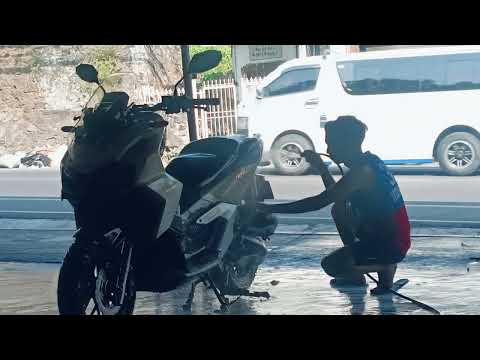 Yes darling inutosan tayo mag pakarwash ng motor